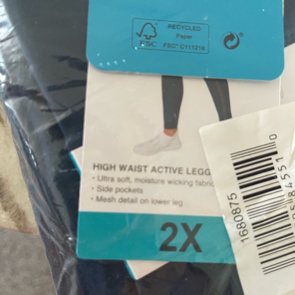 Mondetta Black Active Leggings 2X